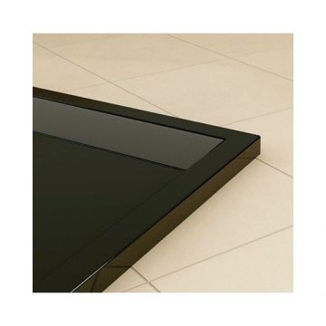 Cadita de dus SanSwiss Ila semirotunda - Dimensiune 90x90