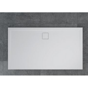 Cadita de dus SanSwiss Livada asimetrica - Dimensiune 80x160