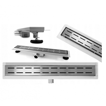 Rigola scurgere dus REA Line 2 90 cm Nichel Mat