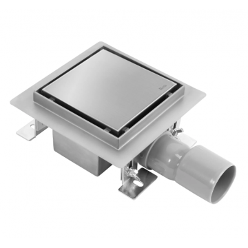 Rigola scurgere dus REA Neo 12x12 cm Nichel Mat