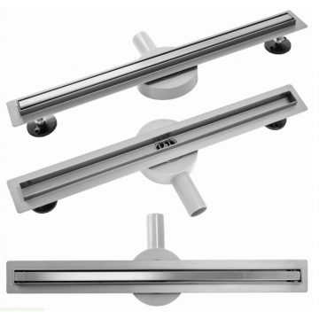 Rigola scurgere dus REA Slim Pro 90 cm Nichel Mat