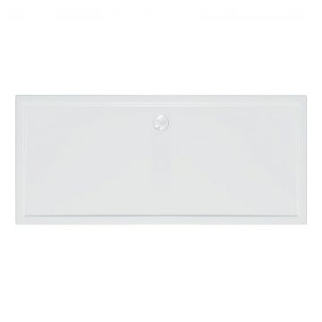 Cadita de dus, Kolpasan, Flamenco, dreptunghiulara, pentru inzidire, 110 x 80 cm, alb