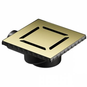 Canal   rigola de dus 100 015 patrat elegant auriu side50   59980057000