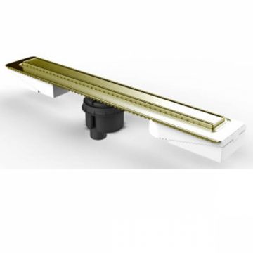 Canal   rigola de dus 100 060 elegant auriu evacuare verticala s   59980231000