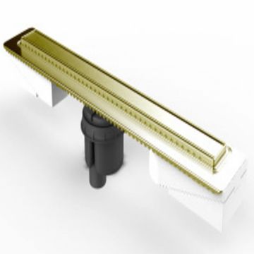 Canal   rigola de dus 100 070 elegant auriu evacuare verticala s   59980240000