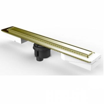 Canal   rigola de dus 100 080 elegant auriu evacuare verticala s   59980249000