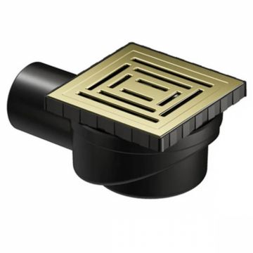 Canal   rigola de dus 800 010 patrat style auriu side50   59980060000