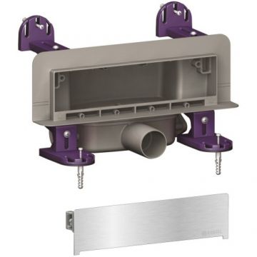 Rigola de perete Kessel Scada cu capac din inox drept