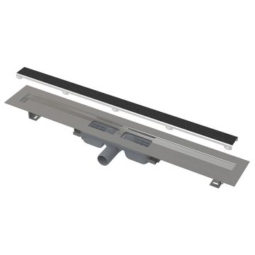 Rigola pentru dus cu capac faiantabil, Alcadrain, APZ115 MARBLE LOW 105 cm