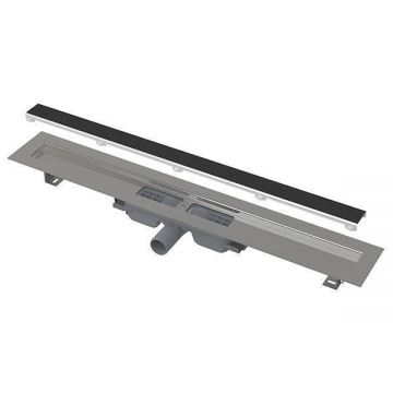 Rigola pentru dus cu capac faiantabil, Alcadrain, APZ115 MARBLE LOW 115 cm