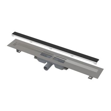 Rigola pentru dus cu capac faiantabil, Alcadrain, APZ115 MARBLE LOW 95 cm