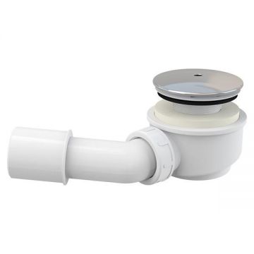 Sifon cadita dus Alcadrain, cu cot de evacuare, 60 mm, crom