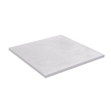 Cadita compozit pentru dus Inter Ceramic patrata 80x80 cm finisaj piatra-alb mat
