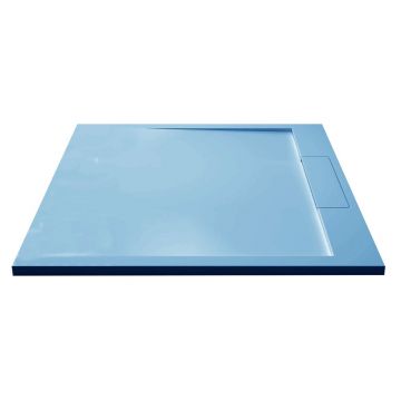 Cadita compozit pentru dus Inter Ceramic patrata 90x90 cm abastru