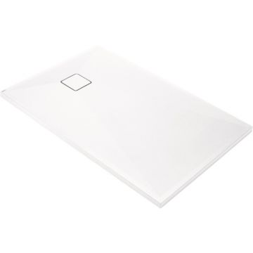 Cadita de dus dreptunghiulara Deante Correo alb 100x80 cm