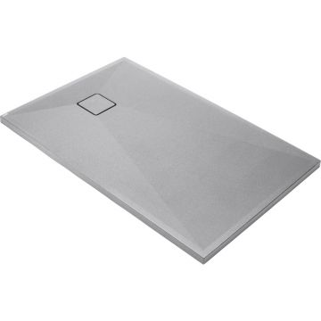 Cadita de dus dreptunghiulara Deante Correo din granit gri 100x70 cm