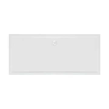 Cadita de dus, Kolpasan, Flamenco, dreptunghiulara, pentru inzidire, 130 x 80 cm, alb