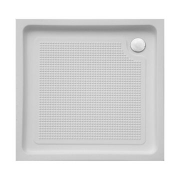 Cadita de dus patrata Belform, Bella, 80x80 cm, alb