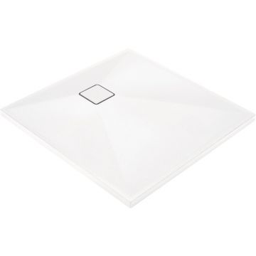 Cadita de dus patrata Deante Correo alb 80x80 cm