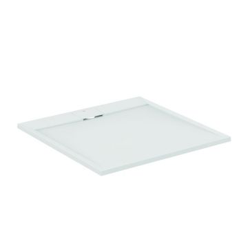 Cadita de dus patrata Ideal Standard i.life Ultra Flat S alb pur 100x100 cm