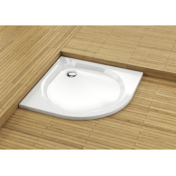 Cadita de dus semirotunda Aquaform, Delta, joasa, 80 cm