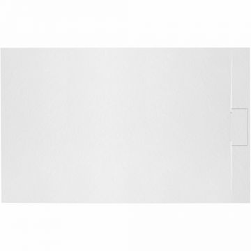 Cadita dus dreptunghiulara alb Rea Bazalt 80x100 cm