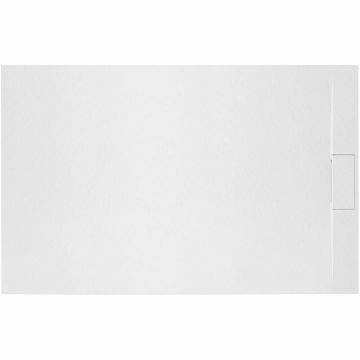 Cadita dus dreptunghiulara alb Rea Bazalt 90x120 cm