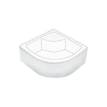 Capac semicerc pentru cadita de dus pentru KTD_042B