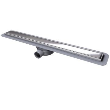Rigola dus Kessel, LINEARIS COMPACT, 85 cm, cu corp sifon integrat si gratar otel inox faiantabil