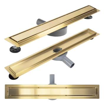 Rigola scurgere dus REA Neox Pro 60 cm Auriu Periat