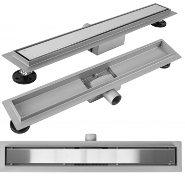Rigola scurgere dus REA Pure Neox 100 cm Nichel Periat