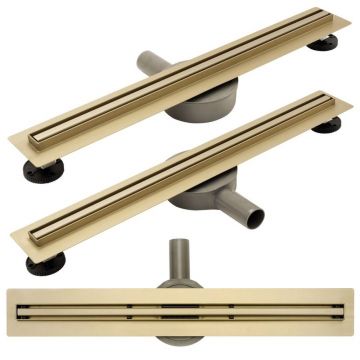 Set rigola pentru dus plus capac 60 cm Rea Neo Slim Pro Auriu