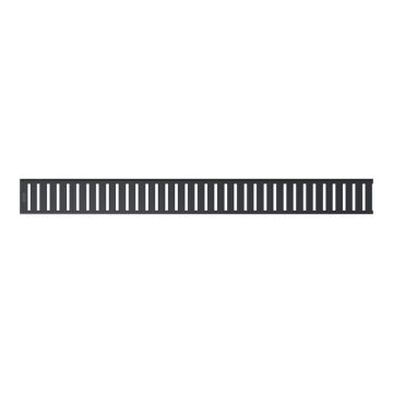 Capac pentru rigola de dus Alca Pure Black 115 cm negru mat