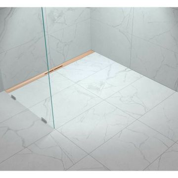 Set rigola de dus plus capac Kessel Linearis iNFINITY 90 110 cm cupru