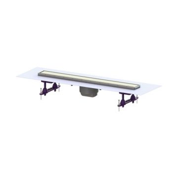 Set rigola de dus plus capac reversibil Kessel Linearis Compact 65 cm