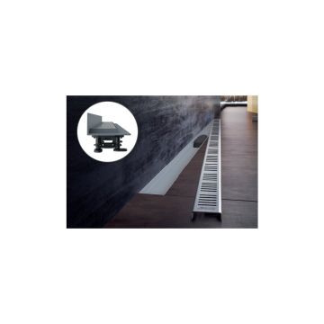 Set rigola pentru dus cu capac Alca APZ30 WALL 65 cm