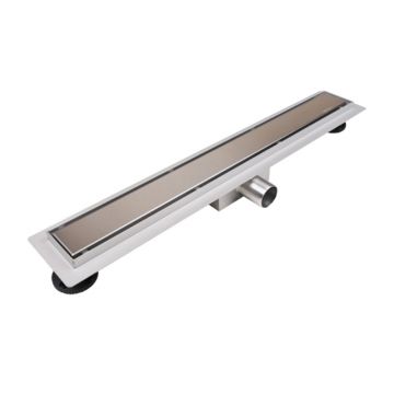 Set rigola pentru dus plus capac 60 cm Balneo Duplex Next inox  periat