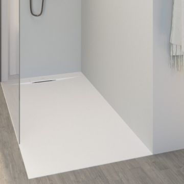 Cadita dus Sanycces Siena, alb mat - Dimensiune 100x80