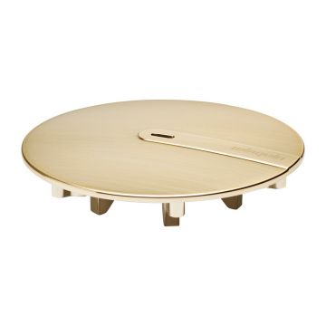 Capac pentru sifon cadita de dus Wirquin Slim+ auriu mat