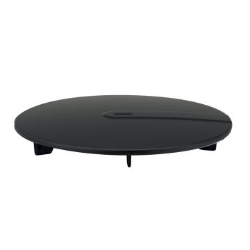 Capac pentru sifon cadita de dus Wirquin Slim+ negru mat