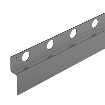 Profil inclinat dreapta pentru perete Balneo Floor Strips 120 cm finisaj Gun Metal mat