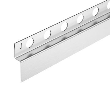 Profil inclinat stanga pentru perete Balneo Floor Strips 120 cm finisaj inox periat
