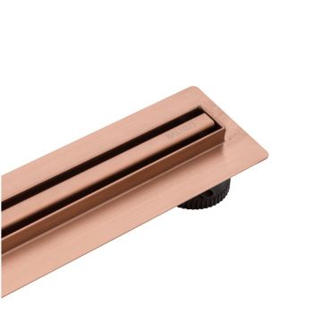 Set rigola dus plus capac Balneo Slim & Low ProLine finisaj cupru lucios 70 cm
