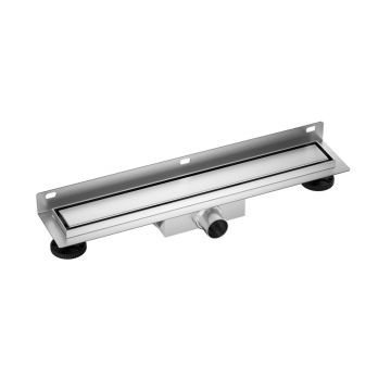 Set rigola dus plus capac Balneo Wall & Floor Next finisaj inox 90 cm
