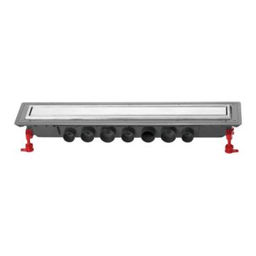 Set rigola dus plus capac Wirquin Venisio Expert finisaj inox 70 cm